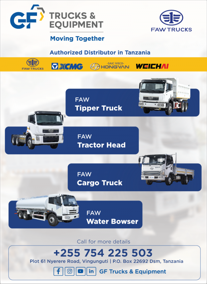 GF Trucks & Equipment in Dar es Salaam - Tanzania – WhizzTanzania