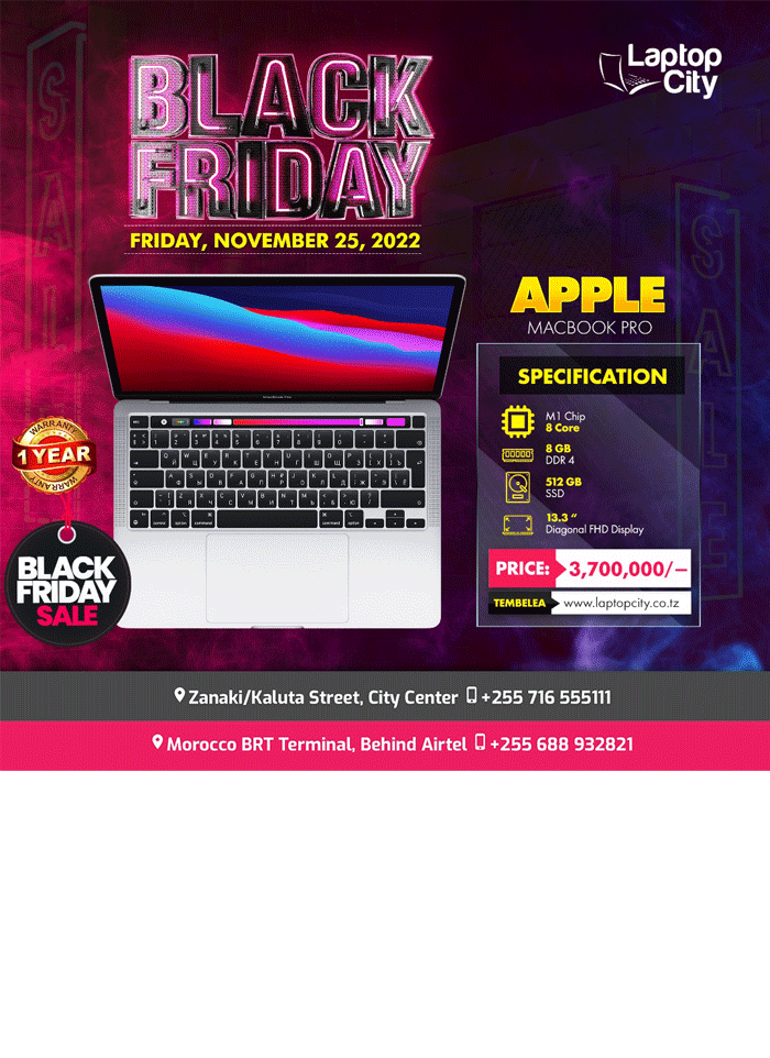 MACBOOK PRO BLACK FRIDAY SALE WhizzTanzania