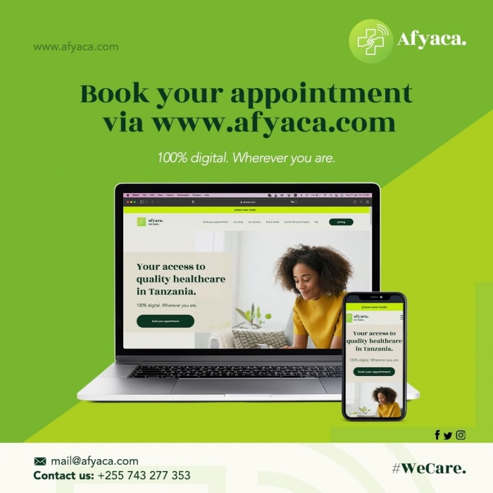 Afyaca- Online Medical Consultation in Dar es salaam - Tanzania – WhizzTanzania