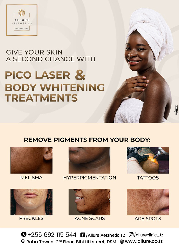 Allure Aesthetics Skin and Hair Clinic in Dar es Salaam - Tanzania – WhizzTanzania