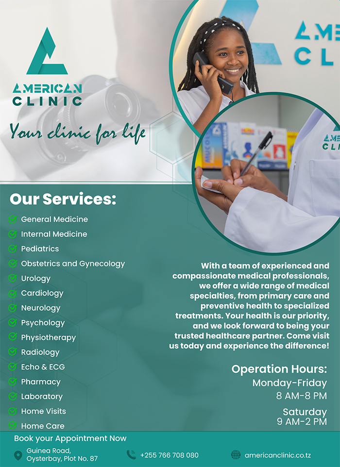 American Clinic in Dar es Salaam - Tanzania – WhizzTanzania