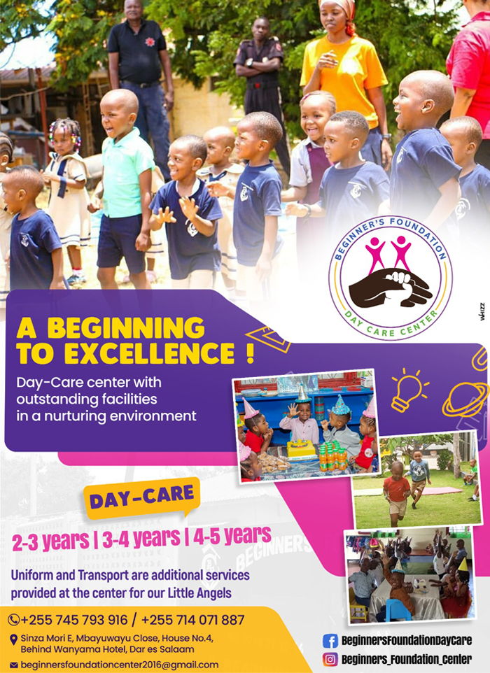 Beginners Foundation Day-Care Center in Dar es Salaam - WhizzTanzania - Tanzania