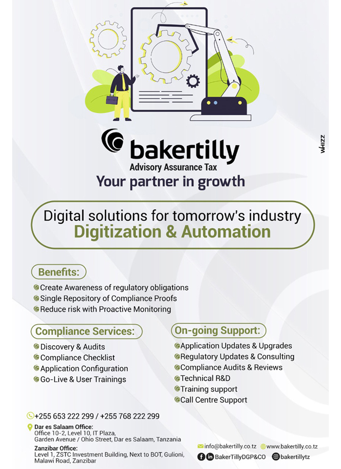 Baker Tilly in Dar es Salaam - WhizzTanzania - Tanzania