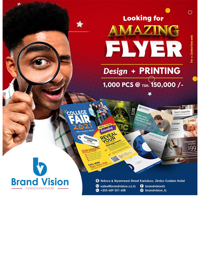 Brand Vision in Dar es salaam - Tanzania – WhizzTanzania