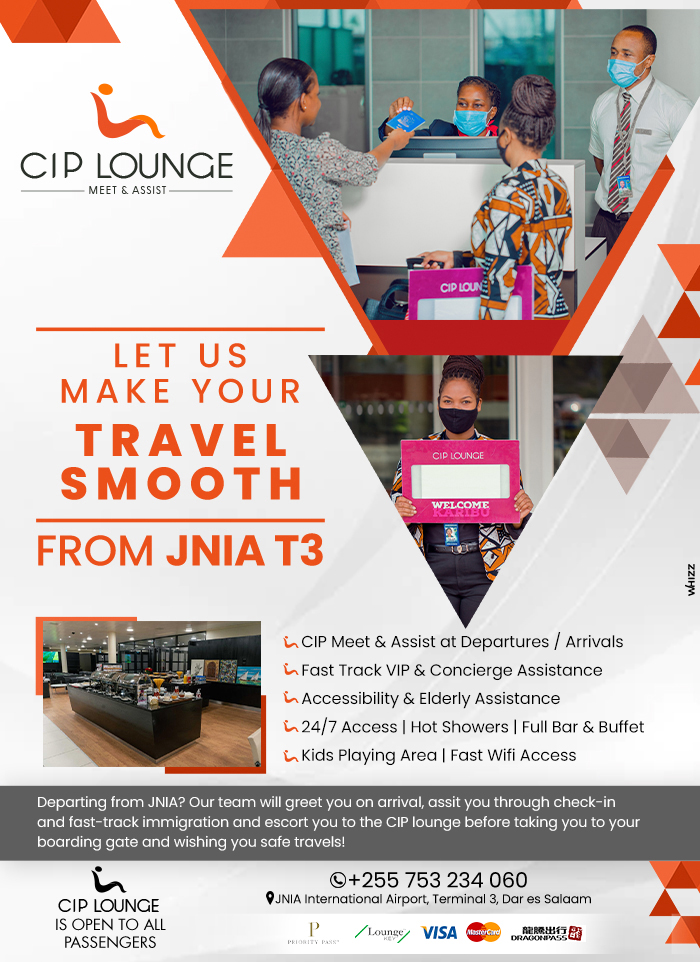 CIP Lounge in Dar es salaam - Tanzania – WhizzTanzania