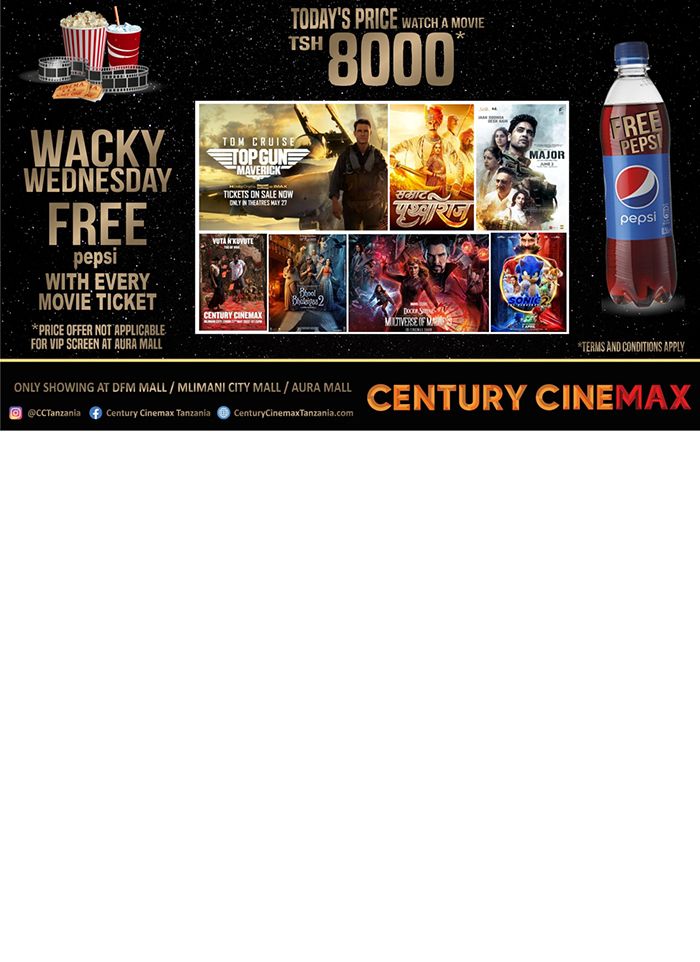 Century Cinemax in Dar es salaam - Tanzania – WhizzTanzania