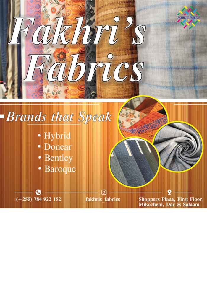 Fakhri’s Fabrics in Dar es salaam - Tanzania – WhizzTanzania