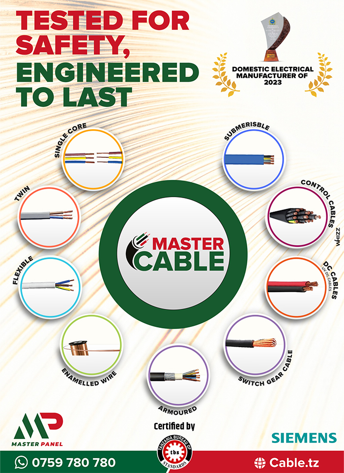 Master Cable Industrial cables in Dar es Salaam - Tanzania – WhizzTanzania