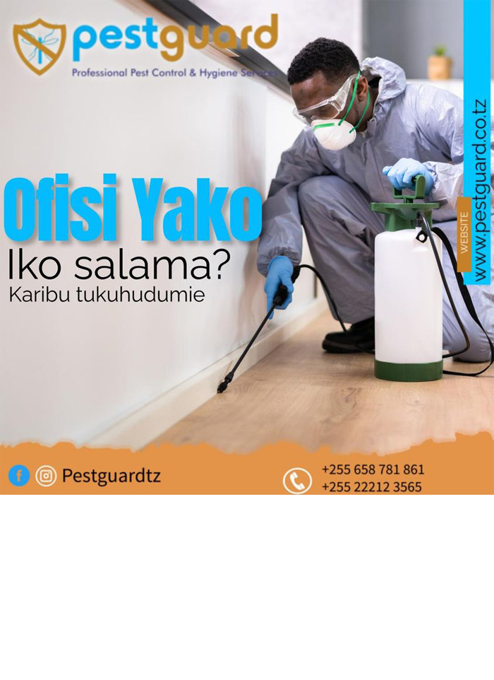 Pest Guard in Dar es salaam - Tanzania – WhizzTanzania