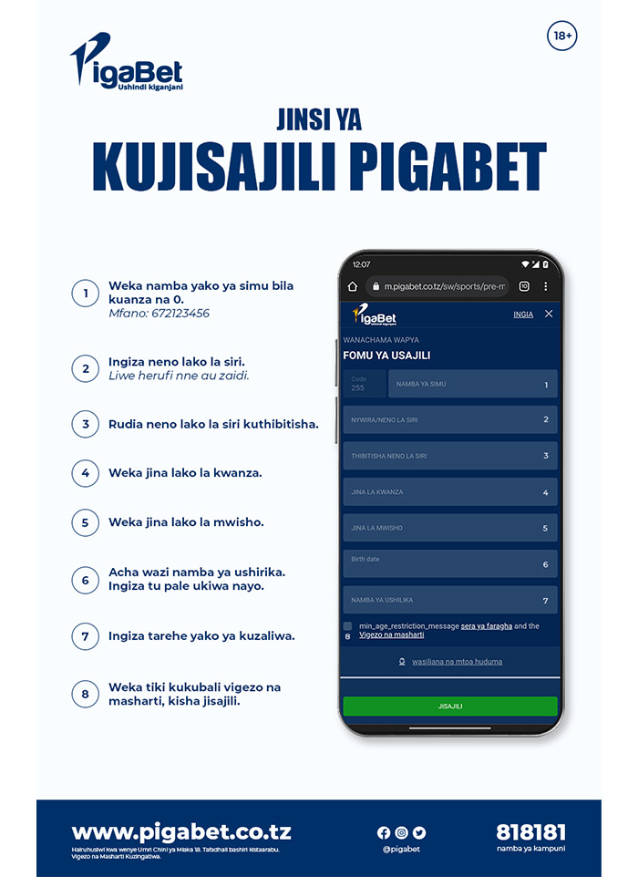 Pigabet in Dar es salaam - Tanzania – WhizzTanzania