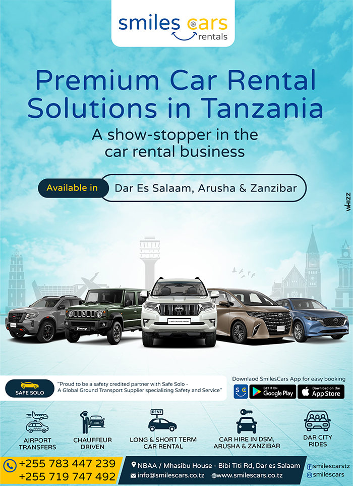 Smiles Rent A Car Services Limited in Dar es Salaam - Tanzania – WhizzTanzania