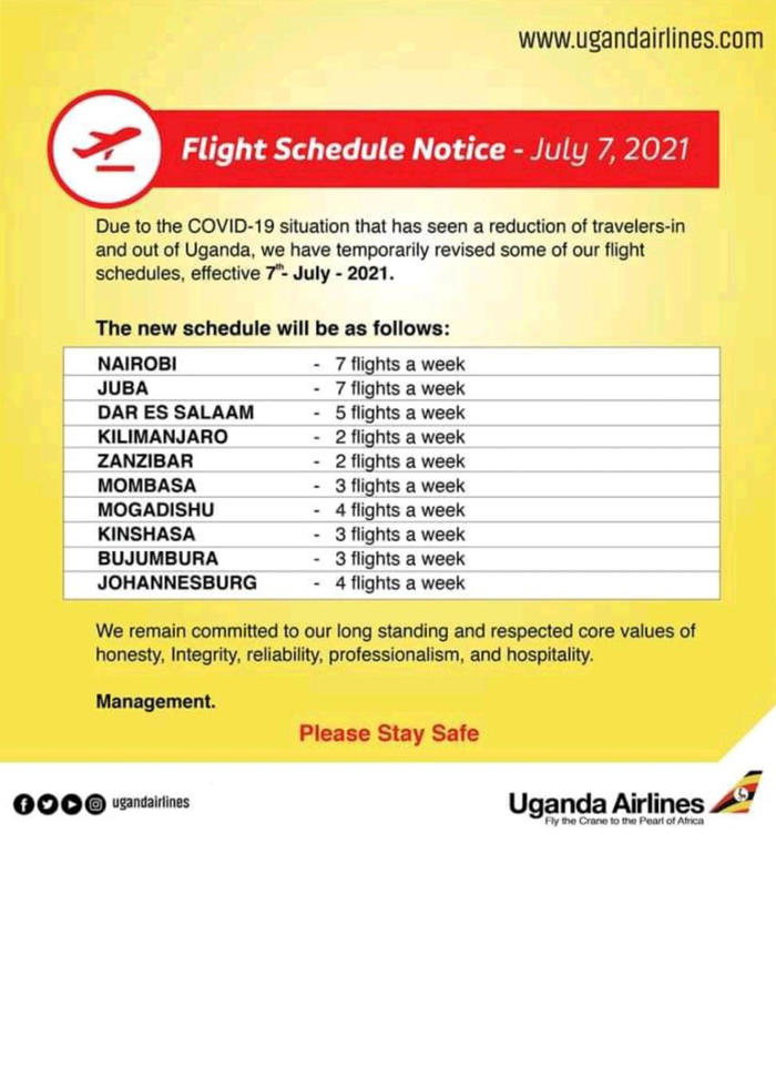 Uganda Airlines in Dar es salaam - Tanzania – WhizzTanzania