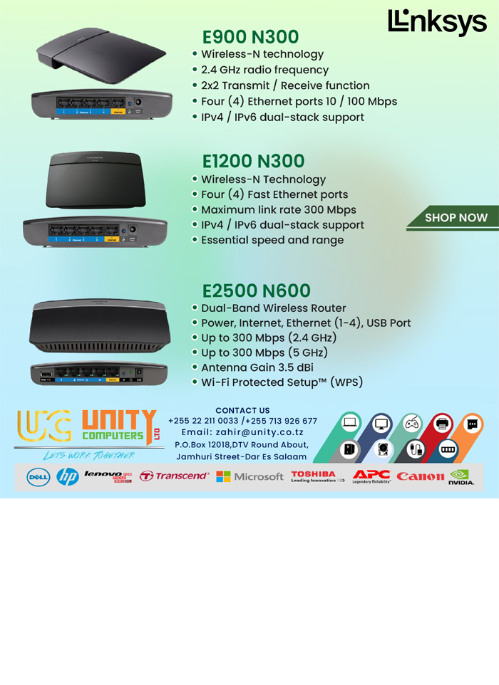 UNITY COMPUTERS LTD in Dar es salaam - Tanzania – WhizzTanzania