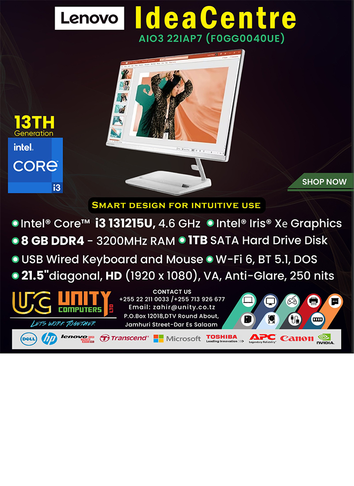 Unity Computers in Dar es Salaam - Tanzania – WhizzTanzania