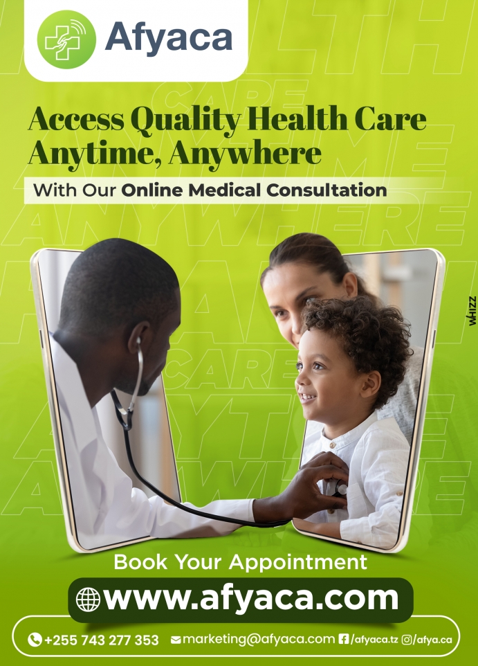 Afyaca- Online Medical Consultation in Dar es salaam - Tanzania – WhizzTanzania