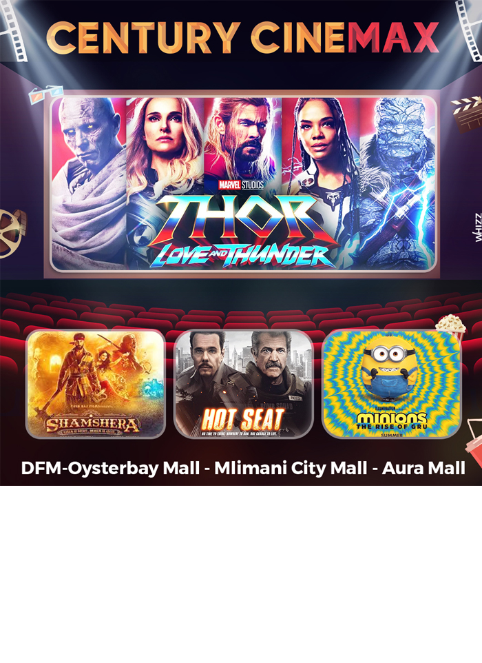 CENTURY CINEMAX in Dar es salaam - Tanzania – WhizzTanzania