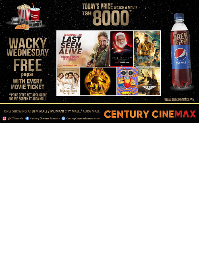 Century Cinemax in Dar es salaam - Tanzania – WhizzTanzania