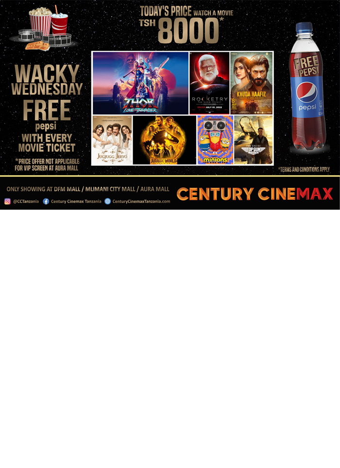 Century Cinemax in Dar es salaam - Tanzania – WhizzTanzania