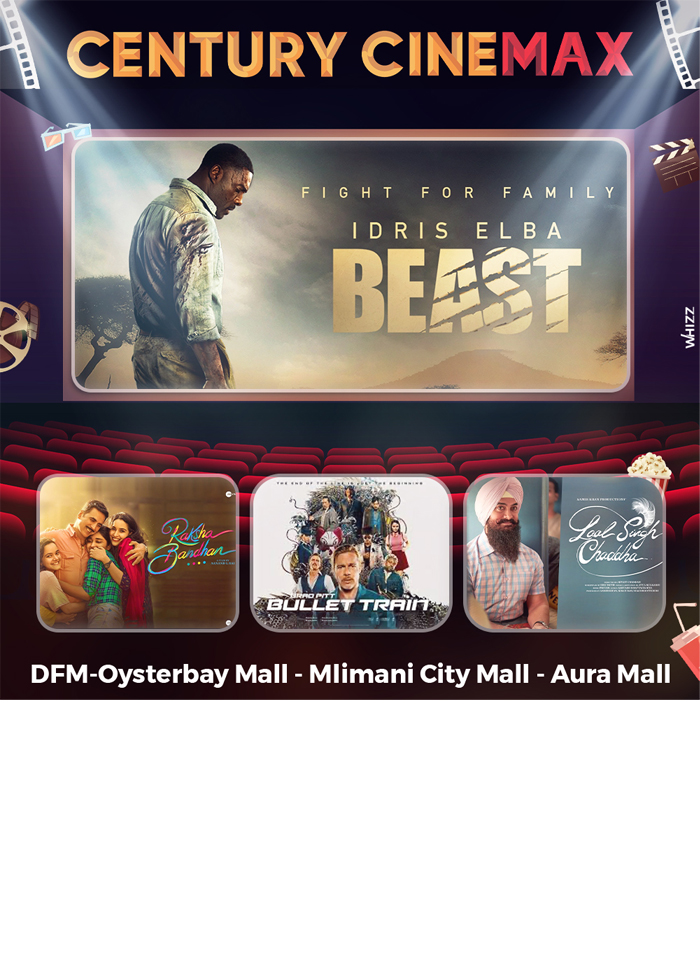 CENTURY CINEMAX in Dar es salaam - Tanzania – WhizzTanzania