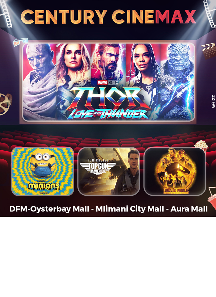 CENTURY CINEMAX in Dar es salaam - Tanzania – WhizzTanzania