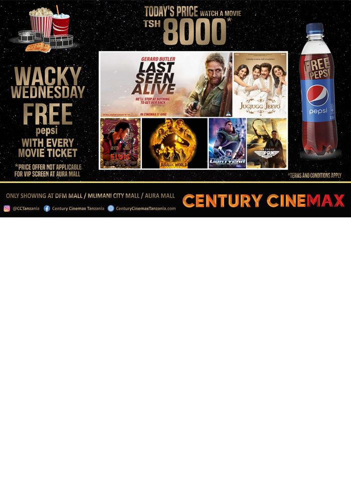 Century Cinemax in Dar es salaam - Tanzania – WhizzTanzania