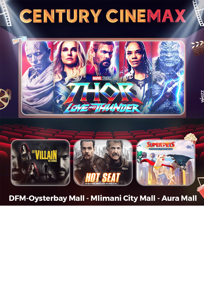 CENTURY CINEMAX in Dar es salaam - Tanzania – WhizzTanzania