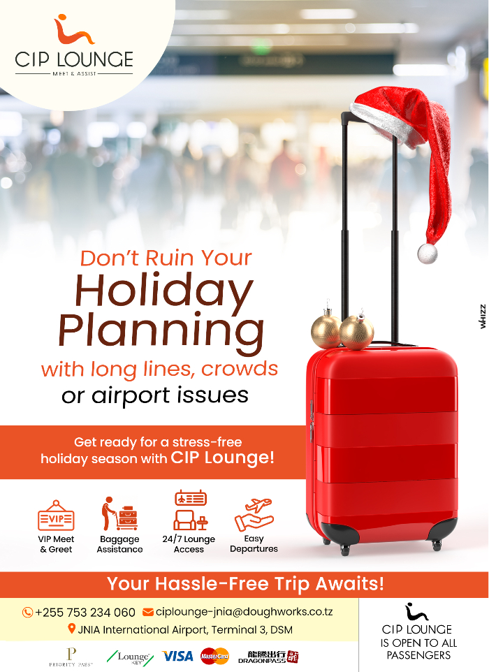 CIP Lounge in Dar es Salaam - Tanzania – WhizzTanzania