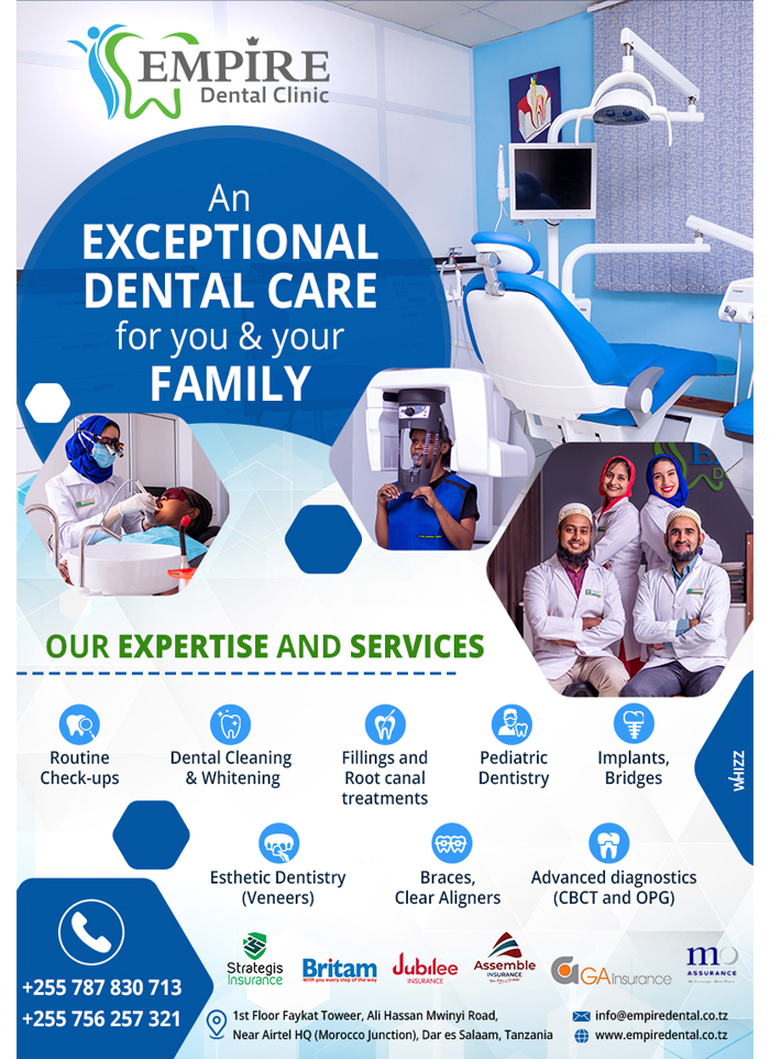 Empire Dental Clinic Dar es Salaam Dentistes in Dar es Salaam WhizzTanzania