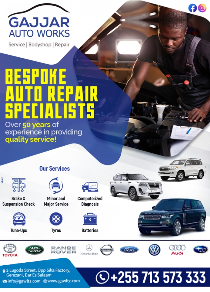 Gajjar Auto Works in Dar es salaam - Tanzania – WhizzTanzania