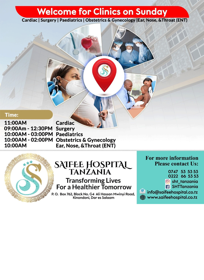 Saifee Hospital in Dar es salaam - Tanzania – WhizzTanzania