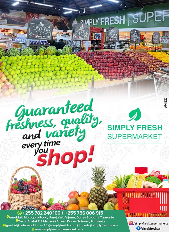 SIMPLY FRESH SUPERMARKET LTD in Dar es salaam - Tanzania – WhizzTanzania